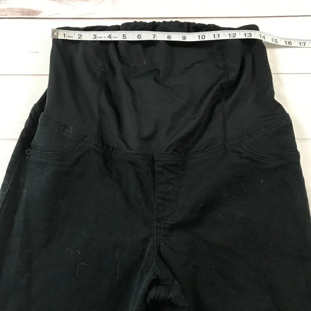 Isabel Maternity Over Belly Panel Black Jeans Size 10